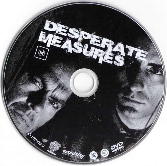 dvd cover Desperate Measures (1998) WS R4
