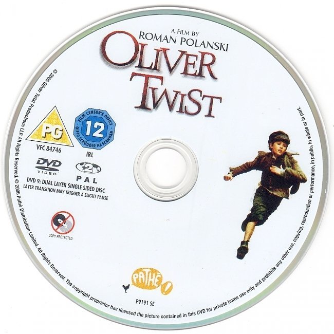 dvd cover Oliver Twist (2005) WS R2