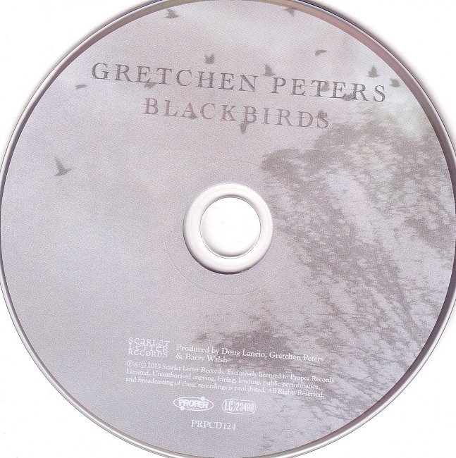 dvd cover Gretchen Peters - Blackbirds