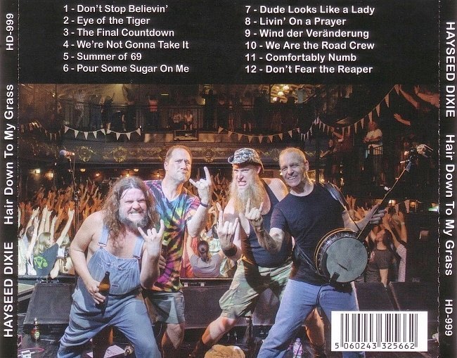 dvd cover Hayseed Dixie - Hair Down To My Grass