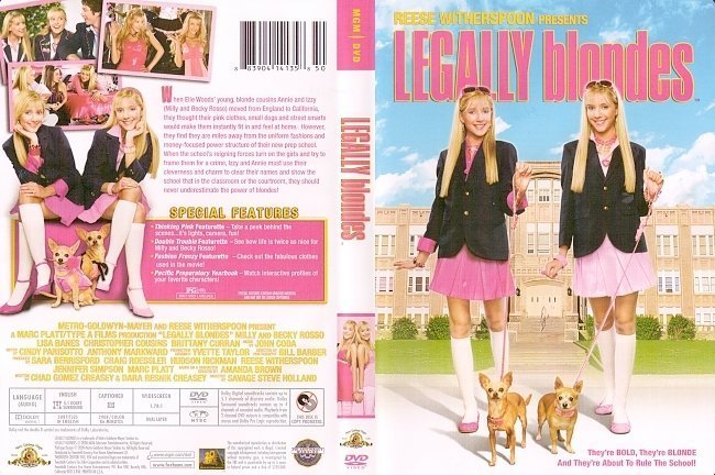 dvd cover Legally Blondes (2009) WS R1