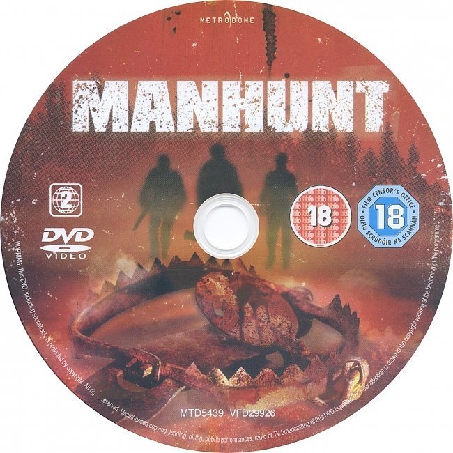 dvd cover Manhunt (2008) R2