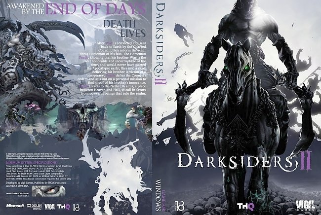 dvd cover Darksiders II NTSC f Majidblack