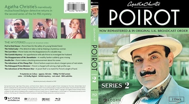 dvd cover Agatha Christie's Poirot Series 2