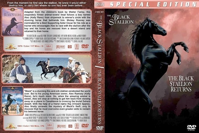 dvd cover The Black Stallion Double Feature