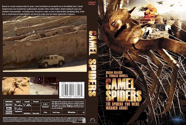 dvd cover Camel Spiders