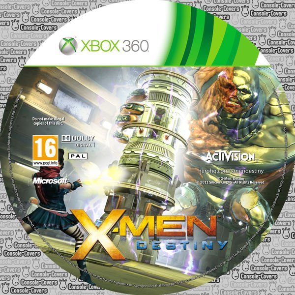 dvd cover X-Men: Destiny (2011) NTSC