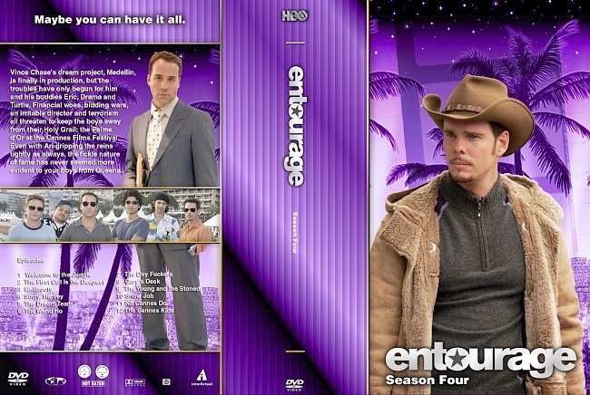 dvd cover Entourage Season 4