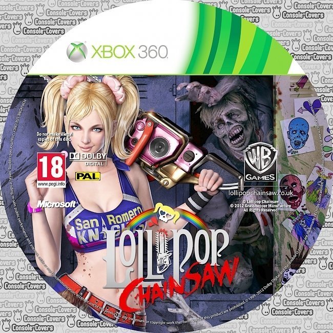 dvd cover Lollipop Chainsaw PAL