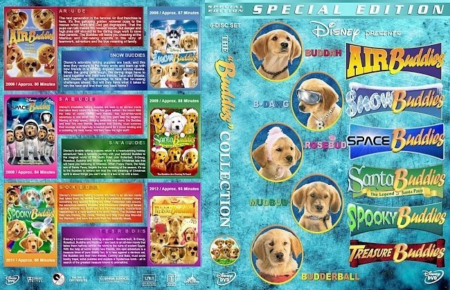 dvd cover The "Buddies" Collection (6 disc)