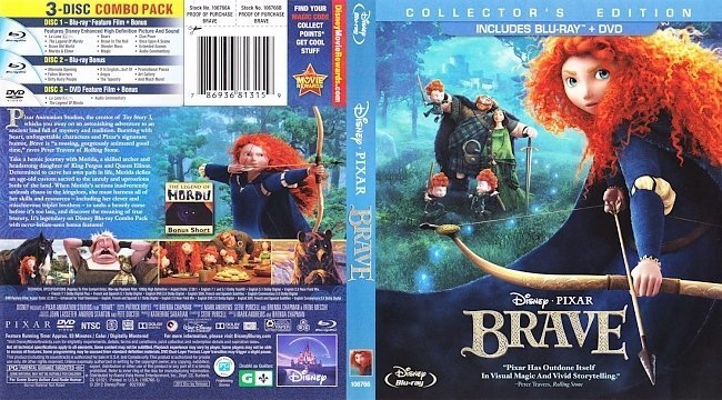 dvd cover Brave