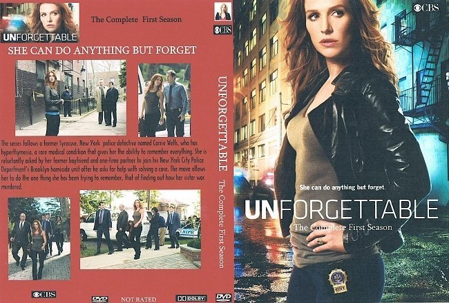 dvd cover Unforgettable: Season 1 (2011) R1 CUSTOM