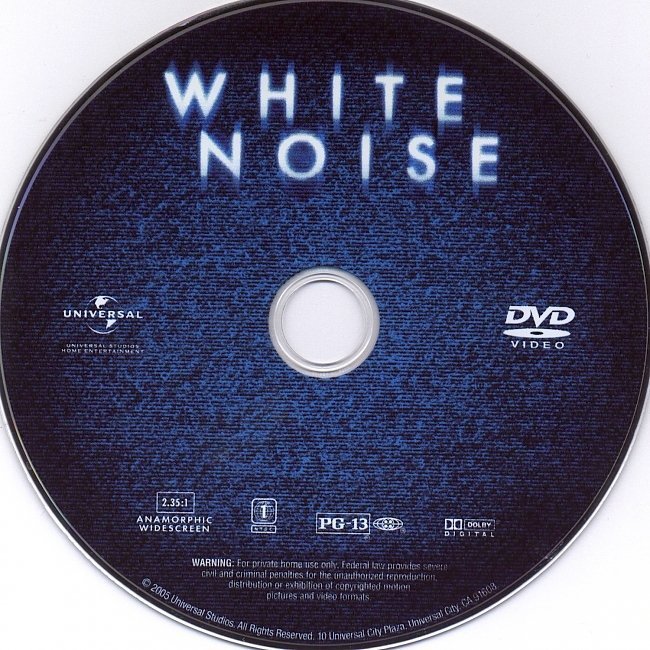 dvd cover White Noise (2005) WS R1