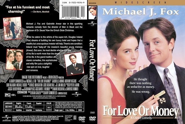 dvd cover For Love Or Money