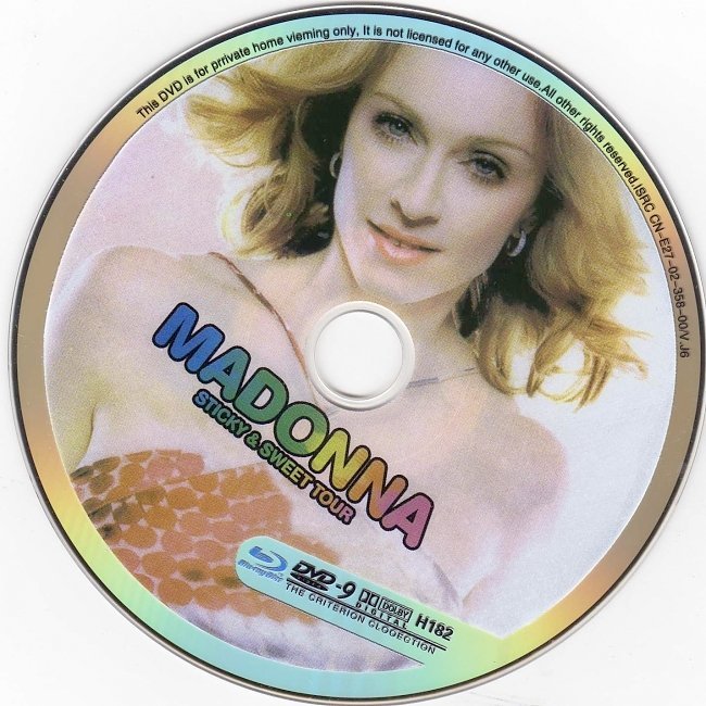 dvd cover Madonna - Sticky & Sweet Tour: Live (2009)