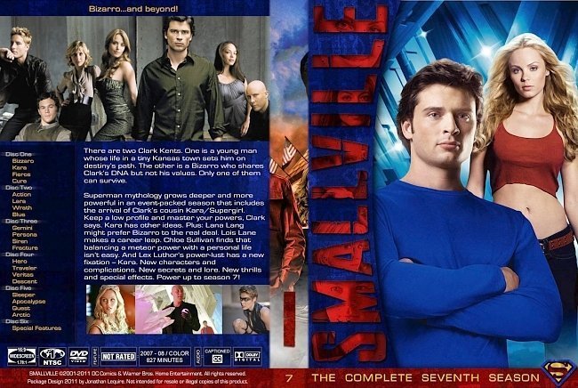 dvd cover Smallville Season 7