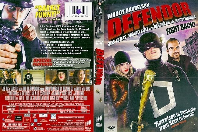 dvd cover Defendor (2009) WS R1