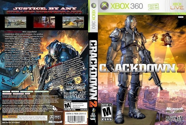 dvd cover Crackdown 2 (2010)