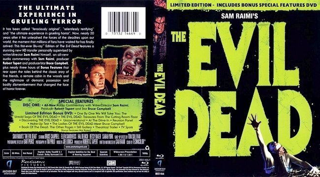 dvd cover The Evil Dead