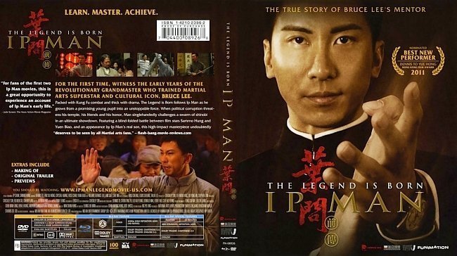 dvd cover The Legend Is Born Ip Man