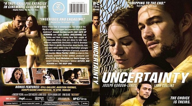 dvd cover Uncertainty