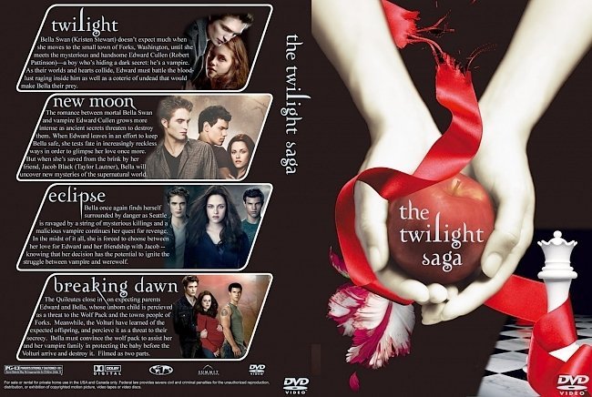 dvd cover Twilight Saga Complete Collection