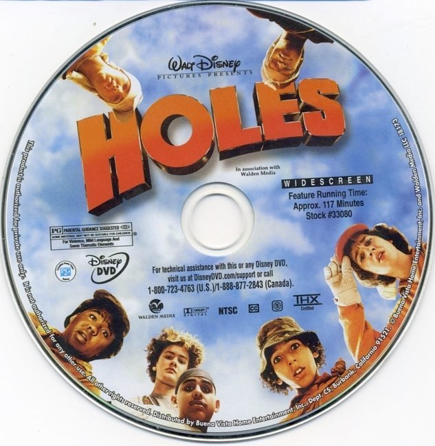 dvd cover Holes (2003) WS R1