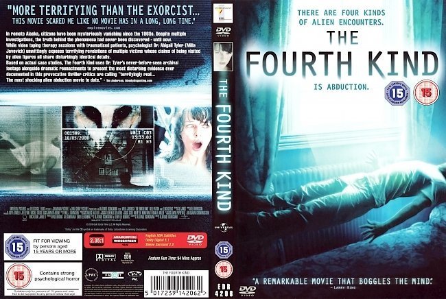 dvd cover The Fourth Kind (2009) R2