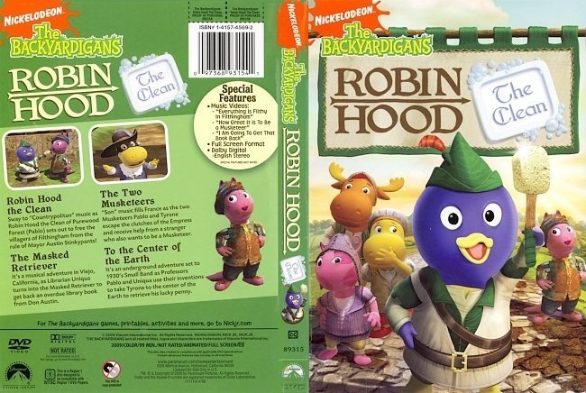 dvd cover The Backyardigans Robin Hood