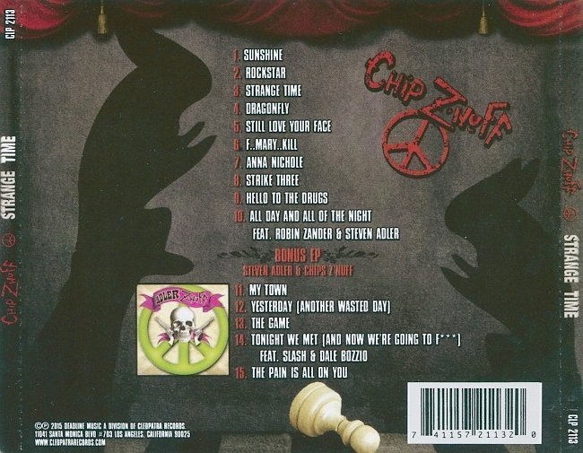 dvd cover Chip ZÂ´Nuff - Strange Time