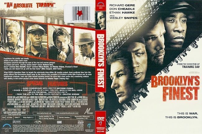 dvd cover Brooklyn's Finest (2009) WS R1