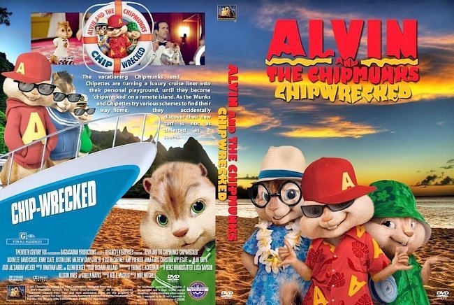 dvd cover Alvin And The Chipmunks Chipwrecked