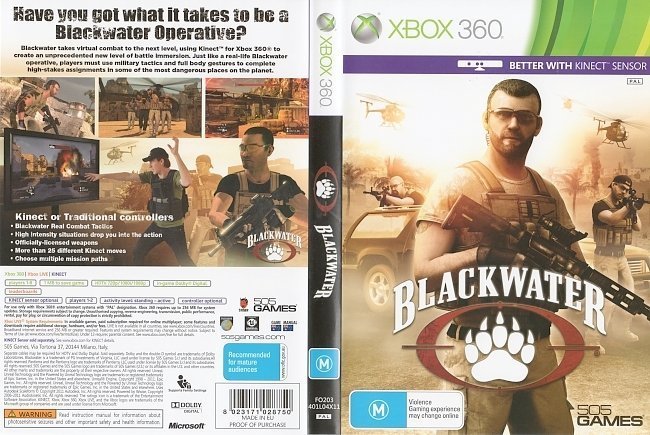 dvd cover Blackwater (2011) PAL