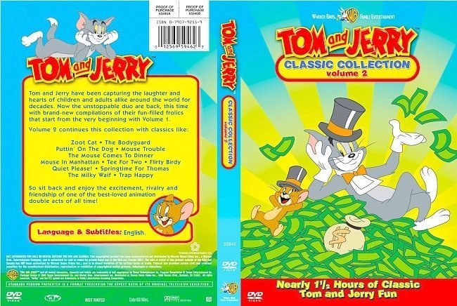 dvd cover Tom And Jerry Classic Collection Volume 02