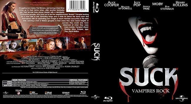 dvd cover Suck English Bluray f