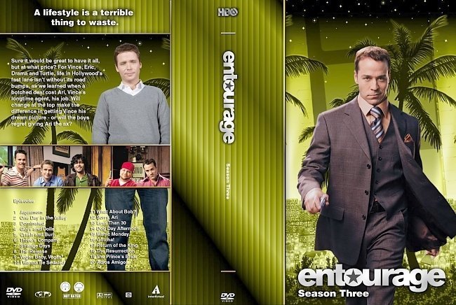 dvd cover Entourage Season 3