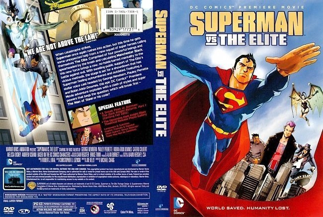 dvd cover Superman Vs The Elite