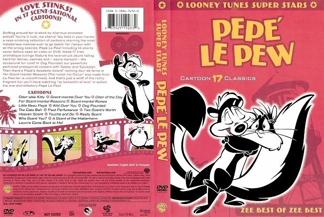 dvd cover Pepe Le Pew Collection Zee Best of Zee Best