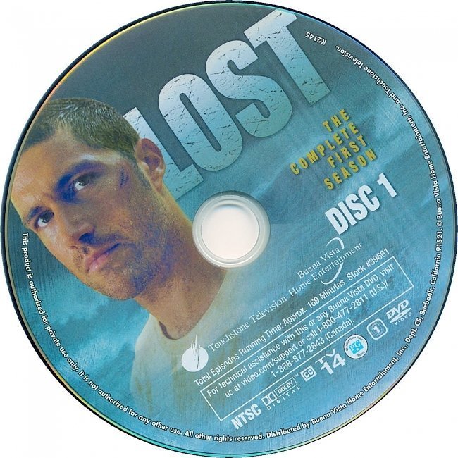 dvd cover Lost: Season 1 R0