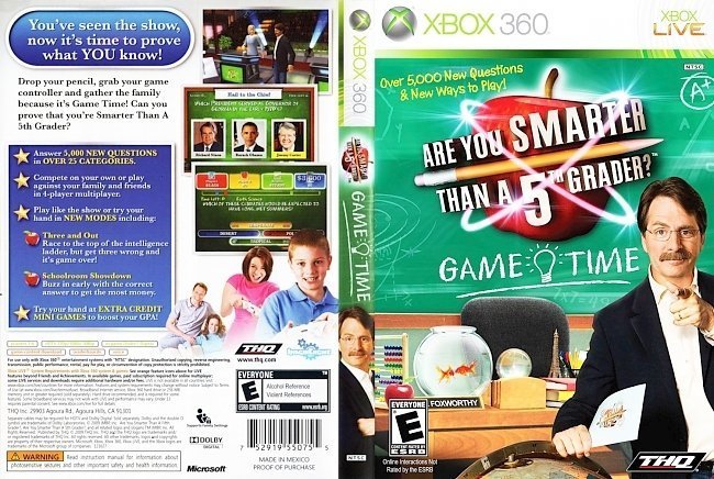 dvd cover Are You Smarter Than A 5th Grader