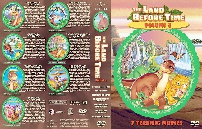 dvd cover The Land Before Time Volume 2