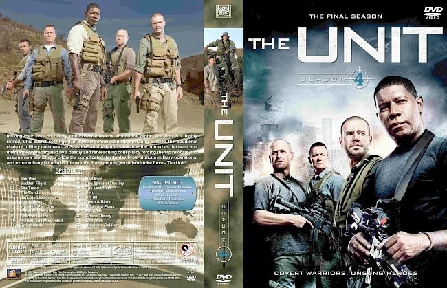 dvd cover The Unit Season 4