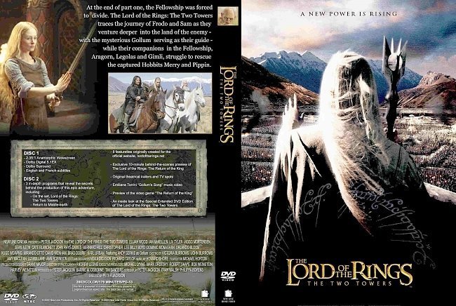 the lord of the rings the two towers dvd