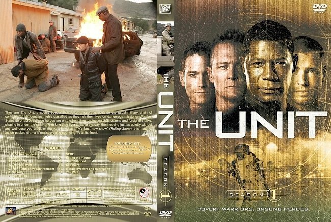 dvd cover The Unit Season 1
