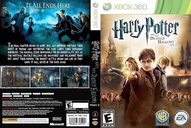 dvd cover Harry Potter and the Deathly Hallows Part 2 NTSC f2