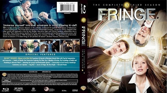 dvd cover fringe season 3 br