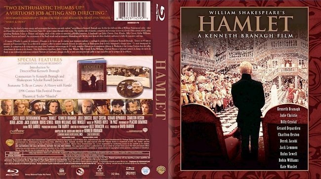 dvd cover Hamlet
