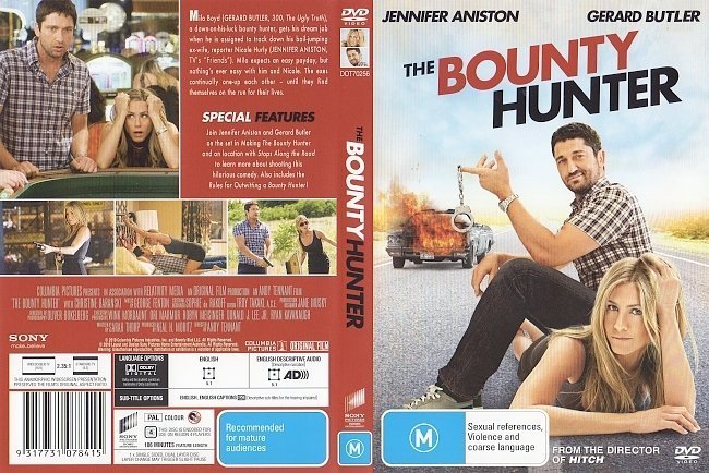 dvd cover The Bounty Hunter (2010) WS R4
