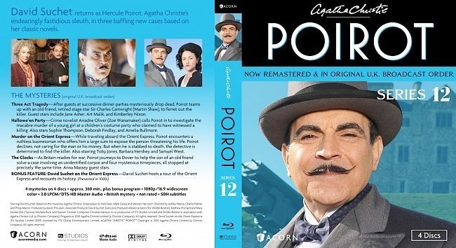 dvd cover Agatha Christie's Poirot Series 12