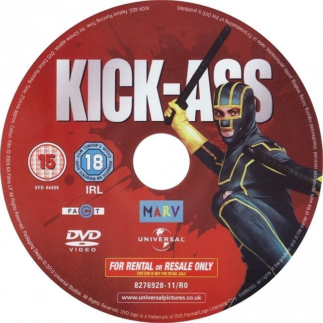 dvd cover Kick-Ass (2010) R2